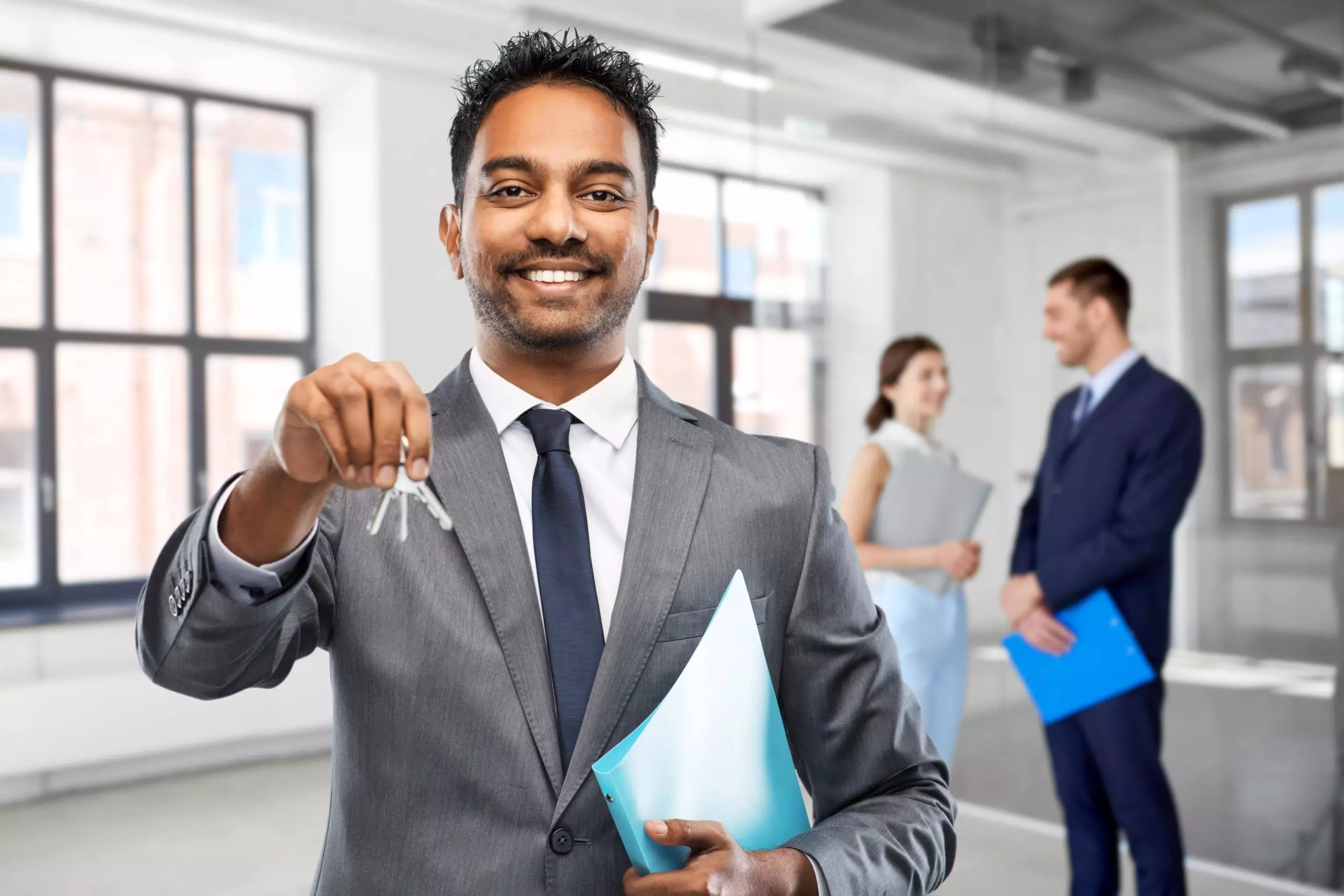 Realtor Holding a Key